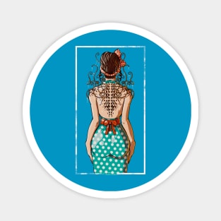 pin up trypophobia Magnet